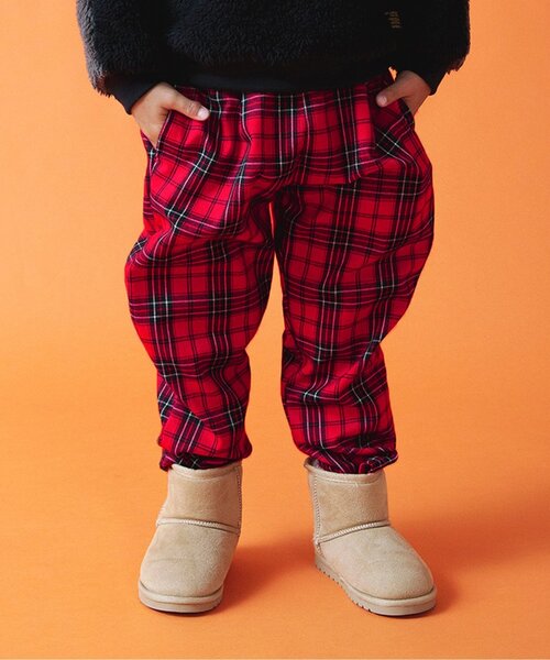 BREEZE(ブリーズ)の「【10色展開/総柄・無地】あったかシェフパンツ(その他パンツ・キッズ・オフホワイト/グリーン/レッド/キナリ/ネイビー/マスタード/ベージュ/イエロー/チャコール/ブラウン・80/110/140/150/90/120/100/130)」の10枚目の写真