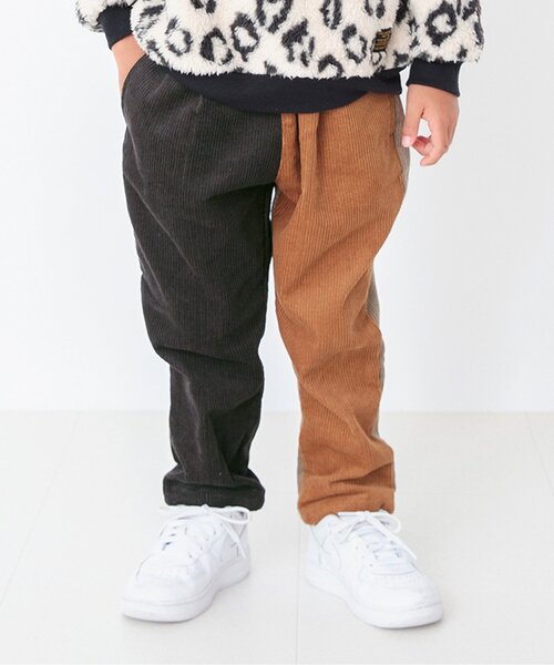 BREEZE(ブリーズ)の「【10色展開/総柄・無地】あったかシェフパンツ(その他パンツ・キッズ・オフホワイト/グリーン/レッド/キナリ/ネイビー/マスタード/ベージュ/イエロー/チャコール/ブラウン・80/110/140/150/90/120/100/130)」の4枚目の写真