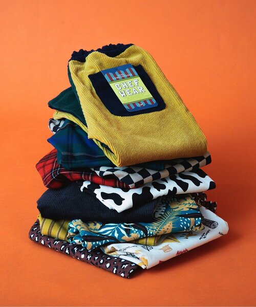 BREEZE(ブリーズ)の「【10色展開/総柄・無地】あったかシェフパンツ(その他パンツ・キッズ・オフホワイト/グリーン/レッド/キナリ/ネイビー/マスタード/ベージュ/イエロー/チャコール/ブラウン・80/110/140/150/90/120/100/130)」の11枚目の写真