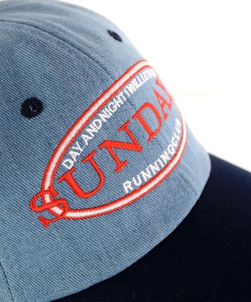 TONE SELECT GOODS(トーンセレクトグッズ)の「【urge select】切り替え デザイン デニム キャップ(キャップ・レディース・ホワイト系/ブルー系2/ブルー系1・FREE)」の8枚目の写真