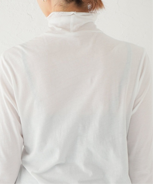 JOURNAL STANDARD relume（ジャーナルスタンダード　レリューム）の「《追加4》シフォンカフスタートルネックTEE（Tシャツ/カットソー・レディース・グレー系その他/ホワイト・FREE）」の11枚目の写真