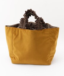 Cachellier フリルハンドルトートバッグ