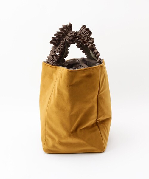 &Bridge(アンドブリッジ)の「Cachellier フリルハンドルトートバッグ(トートバッグ・レディース・イエロー・99)」の3枚目の写真