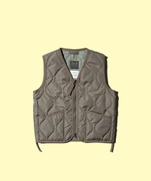 C.E.L.STORE（セルストア）の「TAION/タイオン "KIDS" MILITARY ZIP VNECK DOWN VEST (TAION-K001ZML-1) キッズ ミリタリー Vネックジップ ダウンベスト（ダウンジャケット/コート）」