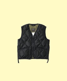 C.E.L.STORE（セルストア）の「TAION/タイオン "KIDS" MILITARY ZIP VNECK DOWN VEST (TAION-K001ZML-1) キッズ ミリタリー Vネックジップ ダウンベスト（ダウンジャケット/コート）」