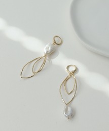 バロックパールアシメトリーピアス