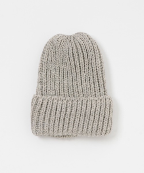 CLIPPER CASUALS（クリッパーカジュアル）の「CLIPPER　リブニット帽（ニットキャップ/ビーニー・レディース・ライトグレー/チャコールグレー/レッド/ネイビー/ホワイト・FREE）」の20枚目の写真