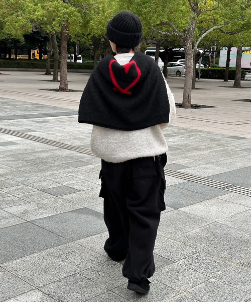 Perushu（ペルーシュ）の「モヘアライクアソートジャガードニット（ニット/セーター・メンズ・オフホワイト/グリーン/ブラック/グレー・LARGE/MEDIUM）」の21枚目の写真