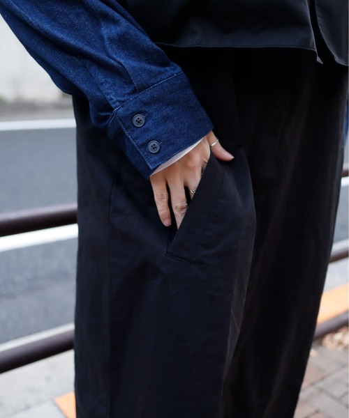 rovtski(ロフトスキー)の「デニム切換えトレンチコート(トレンチコート・レディース・ブラック系その他・FREE)」の17枚目の写真