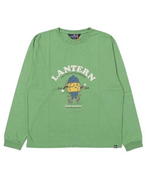 KRIFF MAYER（クリフメイヤー）の「ツールブラザーズロンT(ランタン)（Tシャツ/カットソー・メンズ・オレンジ/ブラック/ライトグリーン/イエロー/オフホワイト・MEDIUM/LARGE/X-LARGE）」の4枚目の写真