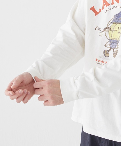 KRIFF MAYER（クリフメイヤー）の「ツールブラザーズロンT(ランタン)（Tシャツ/カットソー・メンズ・オレンジ/ブラック/ライトグリーン/イエロー/オフホワイト・MEDIUM/LARGE/X-LARGE）」の13枚目の写真