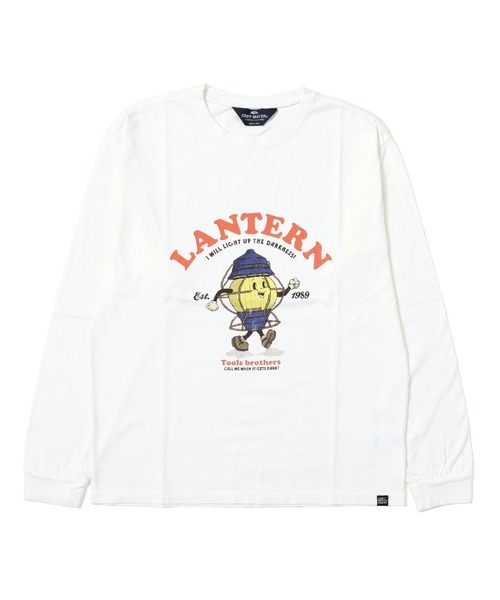 KRIFF MAYER（クリフメイヤー）の「ツールブラザーズロンT(ランタン)（Tシャツ/カットソー・メンズ・オレンジ/ブラック/ライトグリーン/イエロー/オフホワイト・MEDIUM/LARGE/X-LARGE）」の6枚目の写真