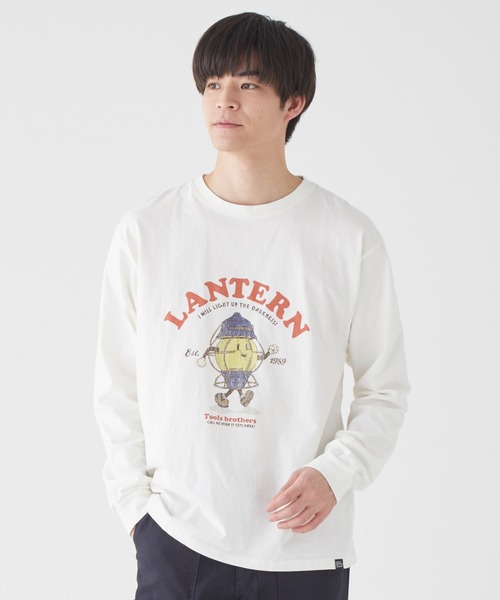 KRIFF MAYER（クリフメイヤー）の「ツールブラザーズロンT(ランタン)（Tシャツ/カットソー・メンズ・オレンジ/ブラック/ライトグリーン/イエロー/オフホワイト・MEDIUM/LARGE/X-LARGE）」の7枚目の写真