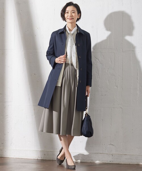 J.PRESS Ladies（J.プレス レディス）の「【洗える】ソフトブロード ランダムタック スカート（スカート・レディース・ブラック系/ライトグレー系・XXS/XS/S）」の13枚目の写真