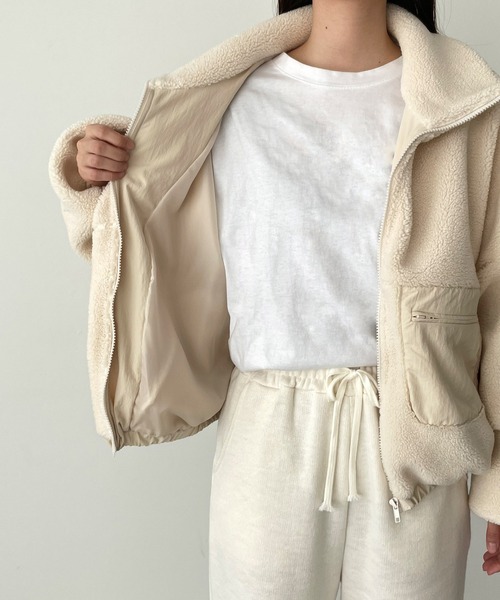 キャナルジーン ボアブルゾン キャナルジーン ボアブルゾン NEW】ボアボンバージャケット | CANAL