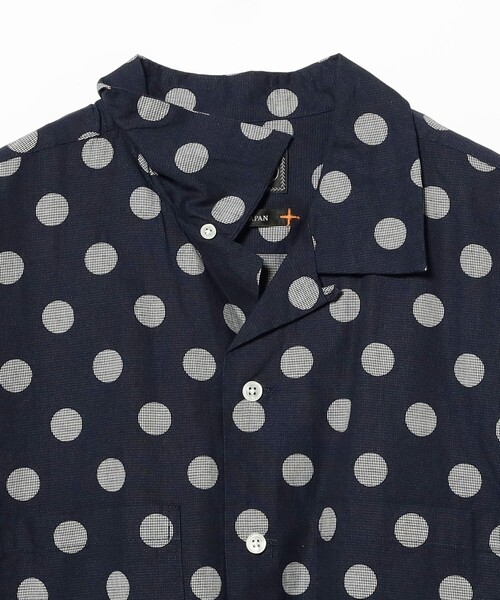 BEAMS PLUS（ビームスプラス）の「オーバー プリント オープンカラー シャツ（シャツ/ブラウス・メンズ・ブラウン/ネイビー・S/M/L/XL）」の19枚目の写真
