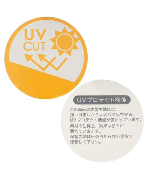 Ampersand（アンパサンド）の「日よけ付きリボンハット_UVカット（ハット・キッズ・アイボリー/サックスブルー/ベージュ/ネイビー/ピンク・52/54/56/48/50）」の12枚目の写真