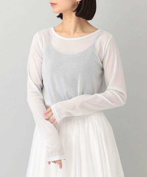 A part by（アパートバイ）の「ラメシアープルオーバー_長袖（Tシャツ/カットソー・レディース・ピンク系その他/ブラック/オフホワイト・FREE）」の18枚目の写真