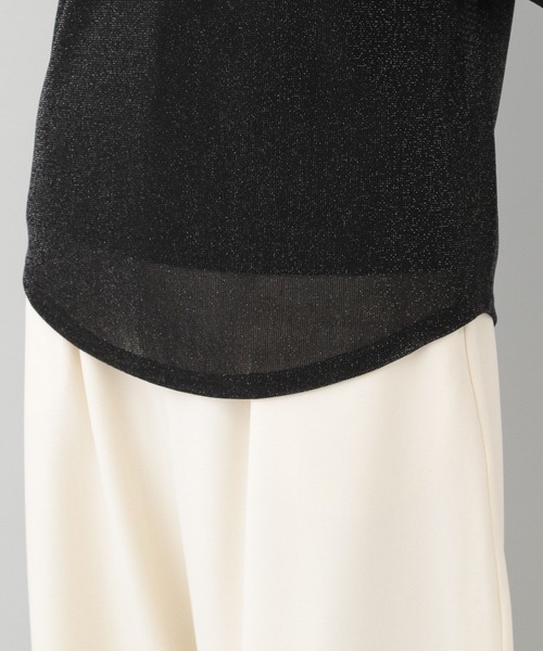 A part by（アパートバイ）の「ラメシアープルオーバー_長袖（Tシャツ/カットソー・レディース・ピンク系その他/ブラック/オフホワイト・FREE）」の17枚目の写真