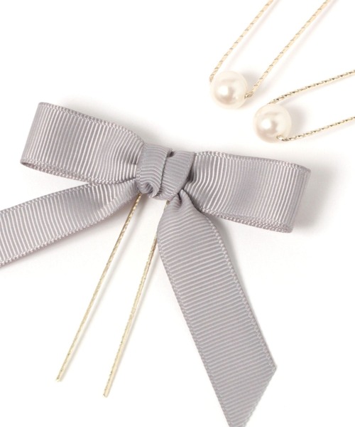 GLOBAL WORK（グローバルワーク）の「MADE IN JAPANドライフラワー5本セットピン/993098（ヘアピン・レディース・ブルー/ホワイト・ONE SIZE）」の6枚目の写真