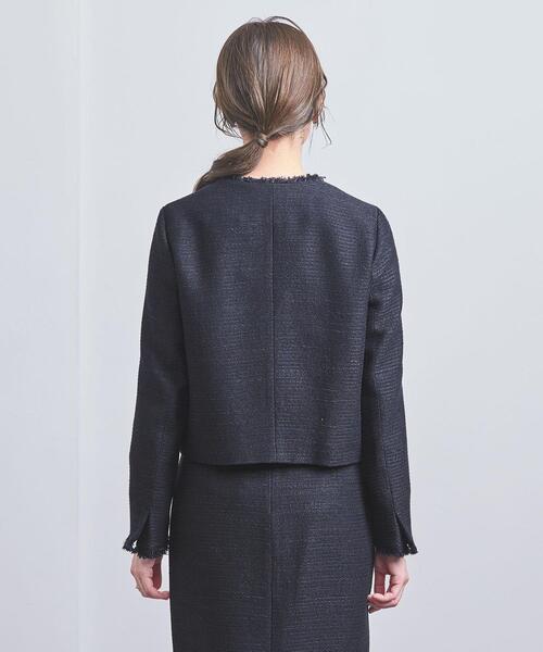 UNITED ARROWS（ユナイテッドアローズ）の「ラメツイード ノーカラー