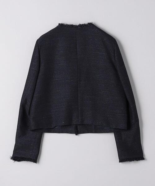 UNITED ARROWS ラメツイードノーカラージャケットセット UNITED ARROWS（ユナイテッドアローズ）の「ラメツイード ノー