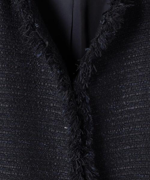 UNITED ARROWS（ユナイテッドアローズ）の「ラメツイード ノーカラー