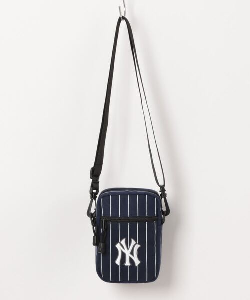 MLB（メジャーリーグベースボール）の「MLBストライプショルダーバッグ（ショルダーバッグ・レディース・ネイビー/ベージュ/ブラック/ダークブルー/ブラック系その他/ブラック系その他2/ブラウン・FREE）」の7枚目の写真