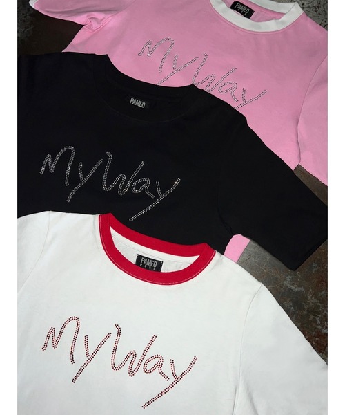 PAMEO POSE（パメオポーズ）の「MY WAY Chibi T（Tシャツ