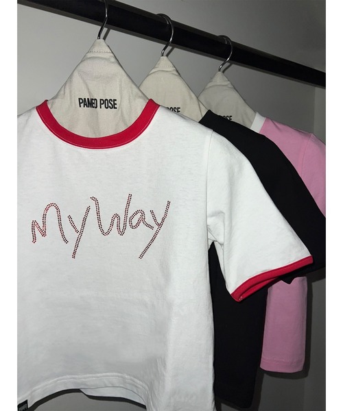PAMEO POSE（パメオポーズ）の「MY WAY Chibi T（Tシャツ