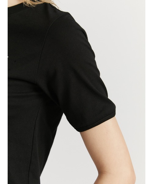 PAMEO POSE（パメオポーズ）の「MY WAY Chibi T（Tシャツ/カットソー・レディース・ブラック/ホワイト/ピンク・FREE）」の21枚目の写真