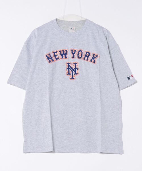 MLB（メジャーリーグベースボール）の「【MLB】ワッペンロゴTee/メジャーリーグ/Tシャツ（Tシャツ/カットソー・メンズ・ブラック/グリーン/ホワイト/グレー/ブルー・M/LL/L）」の3枚目の写真