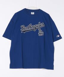 【MLB】ワッペンロゴTee/メジャーリーグ/Tシャツ