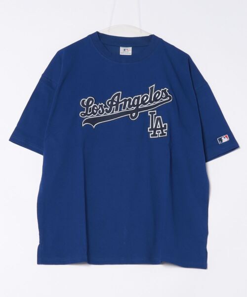 MLB（メジャーリーグベースボール）の「【MLB】ワッペンロゴTee/メジャーリーグ/Tシャツ（Tシャツ/カットソー・メンズ・ブラック/グリーン/ホワイト/グレー/ブルー・M/LL/L）」の5枚目の写真