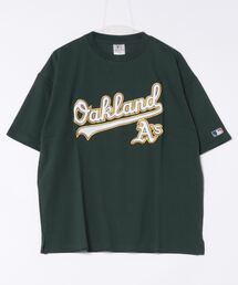 【MLB】ワッペンロゴTee/メジャーリーグ/Tシャツ