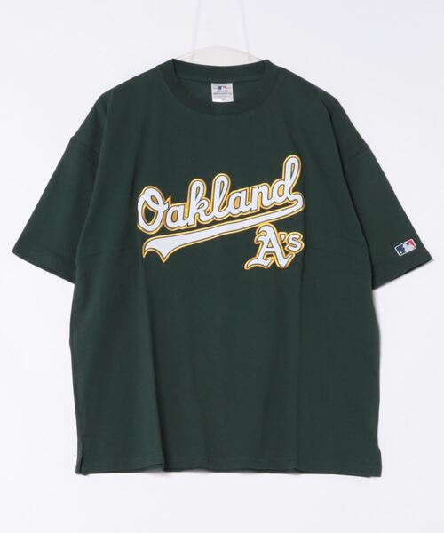 MLB（メジャーリーグベースボール）の「【MLB】ワッペンロゴTee/メジャーリーグ/Tシャツ（Tシャツ/カットソー・メンズ・ブラック/グリーン/ホワイト/グレー/ブルー・M/LL/L）」の4枚目の写真