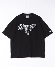 【MLB】ワッペンロゴTee/メジャーリーグ/Tシャツ