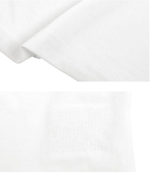 KOBE LETTUCE(コウベレタス)の「ベーシックTシャツ×チュールビスチェSET(シャツ/ブラウス・レディース・ブラック×ブラック/ホワイト系その他/ホワイト系その他2・M)」の7枚目の写真