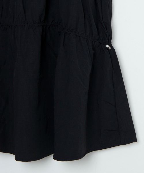 Figments（フィグメンツ）の「ナイロンドロストティアードスカート（スカート・レディース・ブラック・FREE）」の9枚目の写真