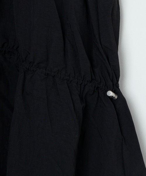 Figments（フィグメンツ）の「ナイロンドロストティアードスカート（スカート・レディース・ブラック・FREE）」の10枚目の写真