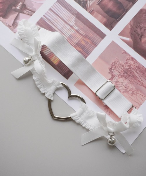 Port（ポート）の「モノトーン レース ハート チョーカー（チョーカー・レディース・ブラック系その他2/ブラック/ホワイト系その他/ホワイト系その他2/ブラック系その他/ホワイト・FREE）」の3枚目の写真