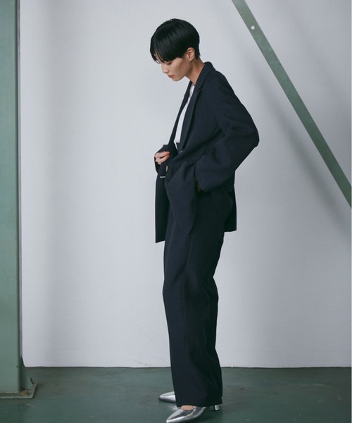 【セール】リネンライクハイウエストパンツ（その他パンツ）｜ROSE BUD（ローズバッド）