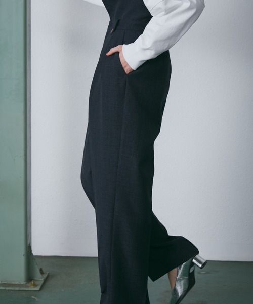 【セール】リネンライクハイウエストパンツ（その他パンツ）｜ROSE BUD（ローズバッド）