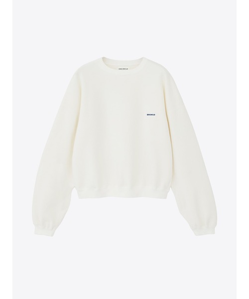 ENCIRCLE(エンサークル)の「【ENCIRCLE/エンサークル】en sweatshirt st/エンスウェットシャツ(スウェット・レディース・ホワイト/ネイビー/杢グレー・FREE)」の4枚目の写真