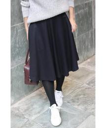 IENA | ハードアッシュクウール ランダムフレアスカート◆(スカート)