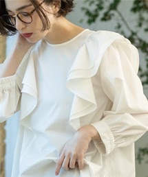 OPAQUE.CLIP | ≪素材が選べる！≫ フリルデザインブラウス【洗濯機洗い可】(シャツ/ブラウス)
