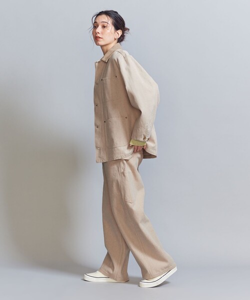BEAUTY&YOUTH UNITED ARROWS（ビューティーアンドユースユナイテッドアローズ）の「ヘビーツイル カバーオール（カバーオール・レディース・ベージュ・S/M）」の5枚目の写真