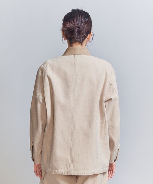 BEAUTY&YOUTH UNITED ARROWS（ビューティーアンドユースユナイテッドアローズ）の「ヘビーツイル カバーオール（カバーオール・レディース・ベージュ・S/M）」の8枚目の写真