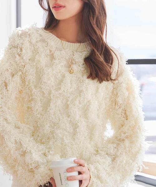 KOBE LETTUCE(コウベレタス)の「フラッグヤーントップス(Tシャツ/カットソー・レディース・ピンク/ブラック/アイボリー・FREE)」の2枚目の写真