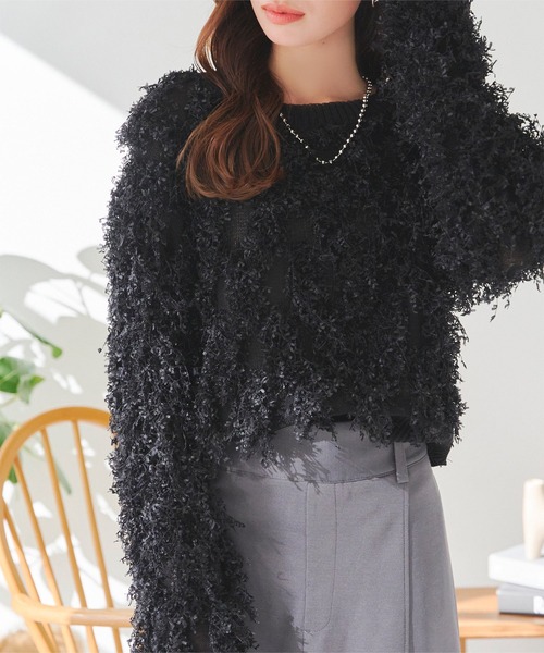 KOBE LETTUCE(コウベレタス)の「フラッグヤーントップス(Tシャツ/カットソー・レディース・ピンク/ブラック/アイボリー・FREE)」の1枚目の写真